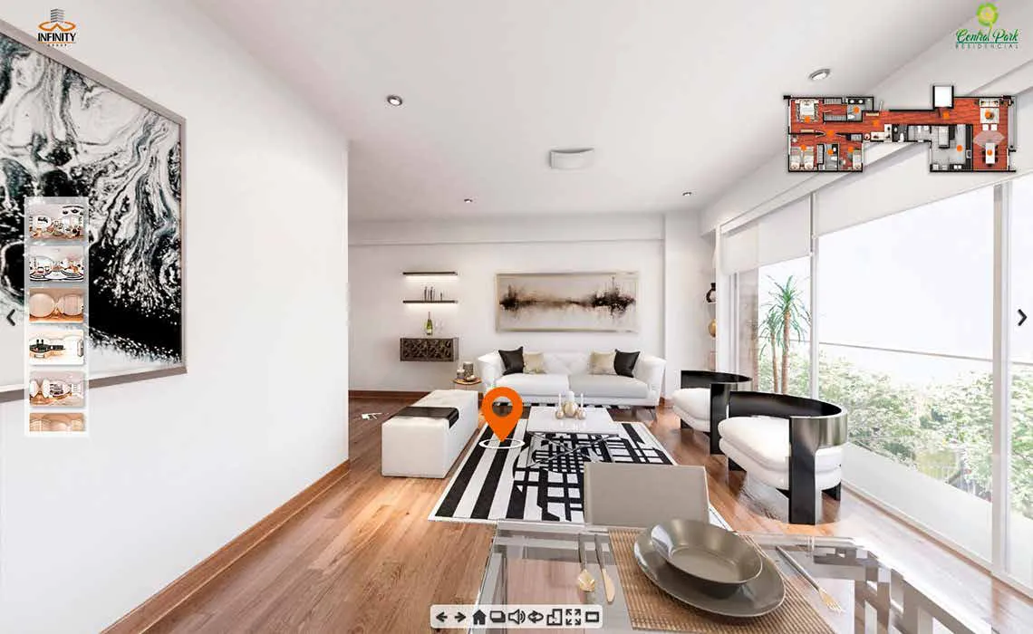 Recorrido interactivo 360° del proyecto Central Park