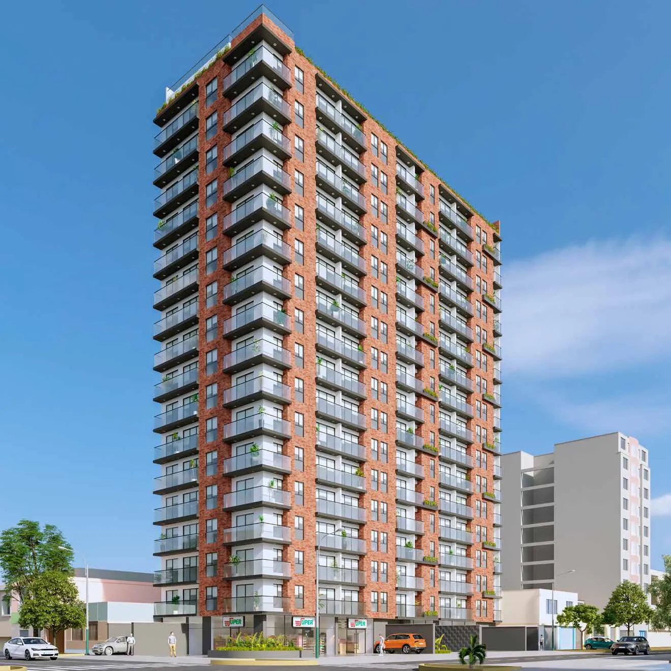 Aro Beyond — Lima, render 3D por ARKAP