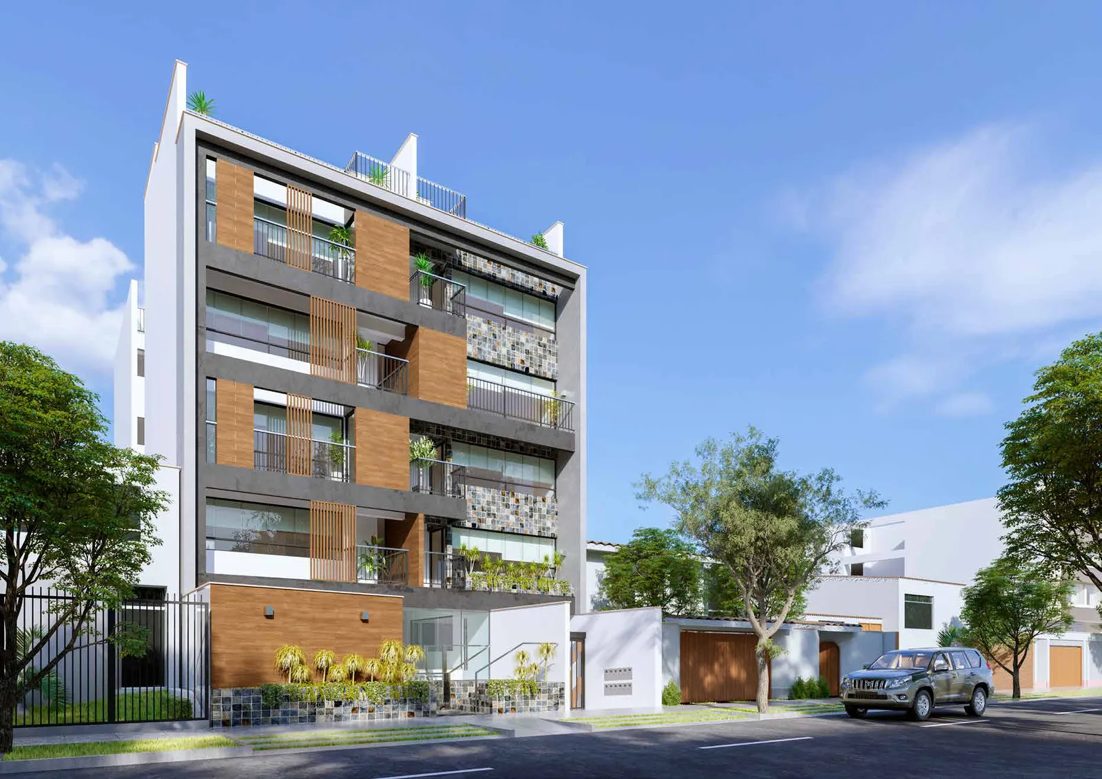 Garzas — Lima, render 3D por ARKAP