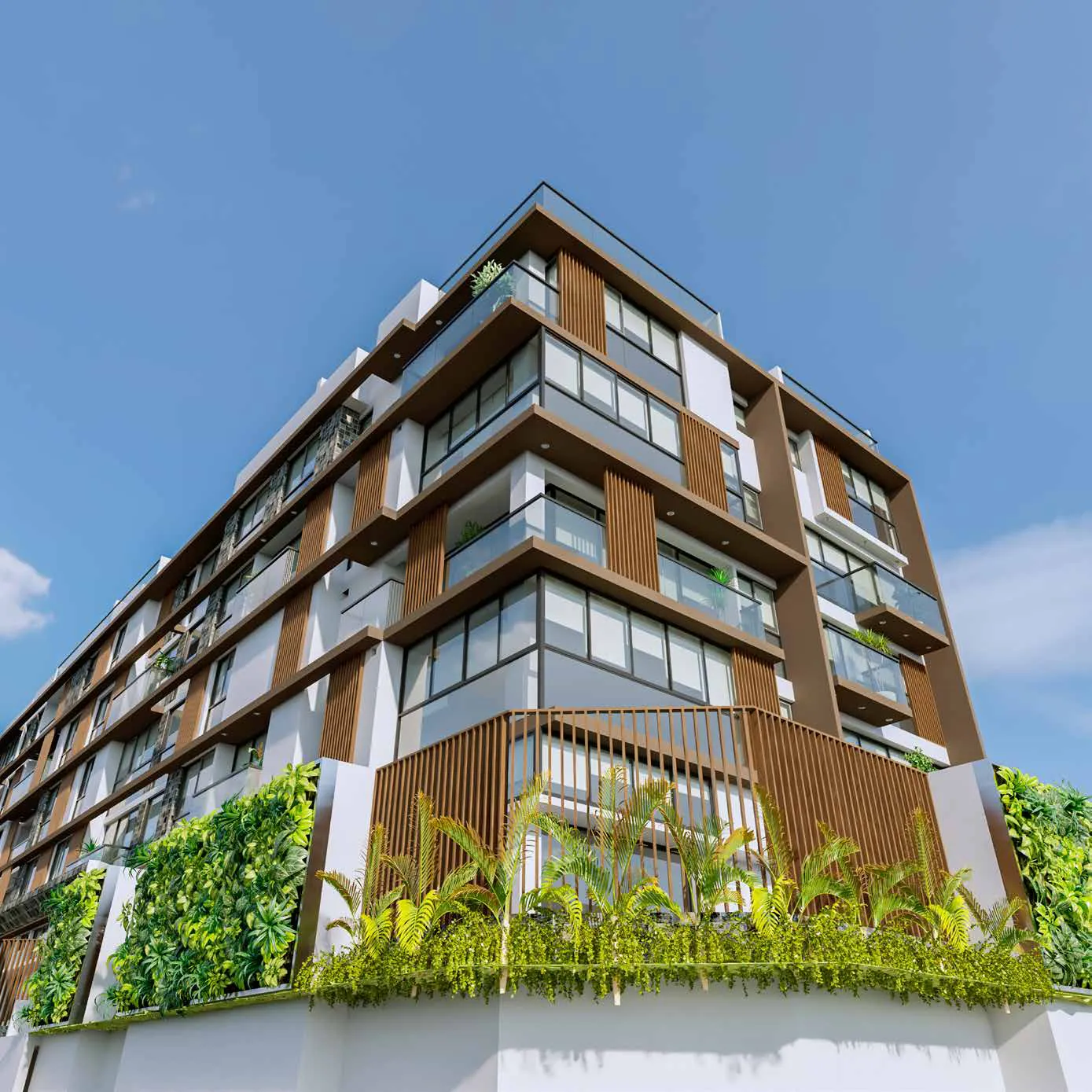 Residencial Lobo — Lima, render 3D por ARKAP