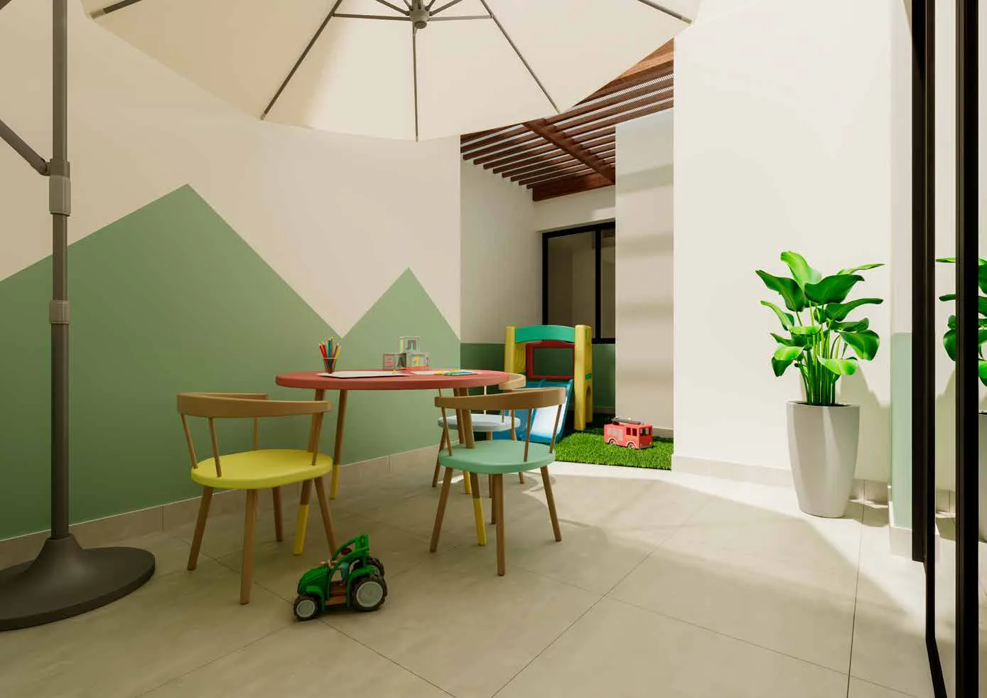 Carolina del Mar — San Miguel, render 3D por ARKAP