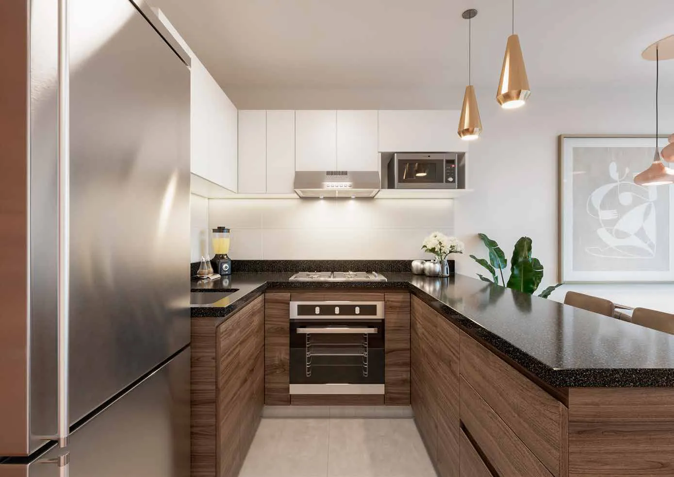 Monte Blanco — Surco, render 3D por ARKAP